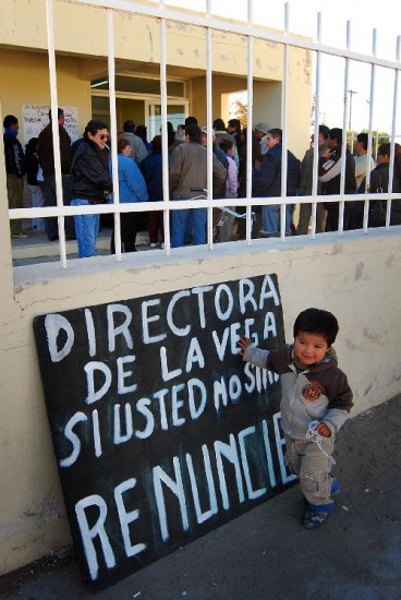 La maana de ayer fue tensa en el hospital. Insultaron a la directora y exigieron soluciones. 