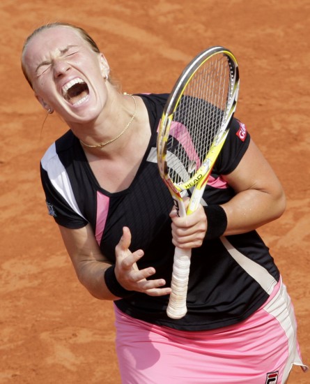 Kuznetsova luch para eliminar a Serena. 