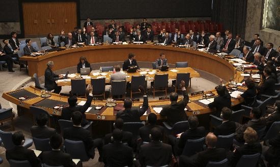 La sesin del Consejo de Seguridad de las Naciones Unidas 