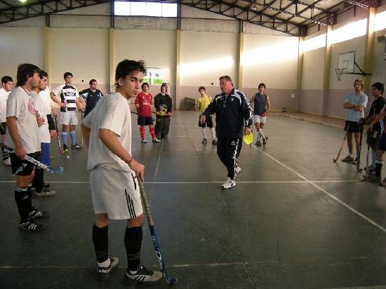 El Polideportivo ser escenario hoy del amistoso con Ro Negro. 