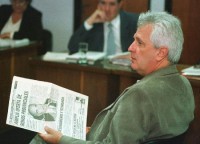 Norberto Fano, durante el juicio del caso Cedepre que se hizo en Viedma. 