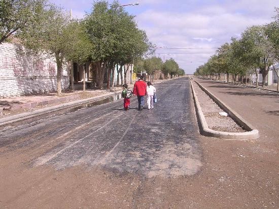 La nueva obra cambiar el paisaje de Maquinchao, donde hasta ahora slo haba unas pocas calles cubiertas y en mal estado. 