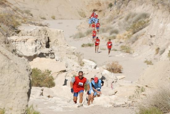 La prueba unir los valles de la Luna Rojo y Amarillo. 