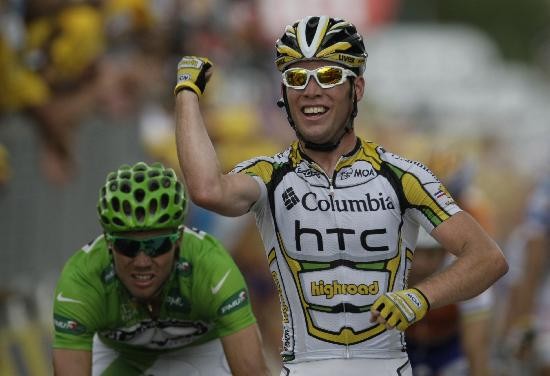 Mark Cavendish se qued con la etapa 19 del Tour de France. 