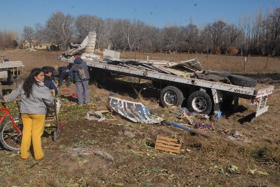 El accidente ocurri a las 7 de la maana, cerca de Cervantes. 