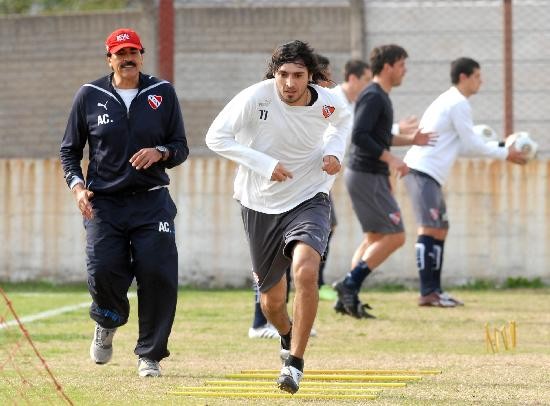 Andrs Silvera hizo sus primeros movimientos en su vuelta al Rojo. 