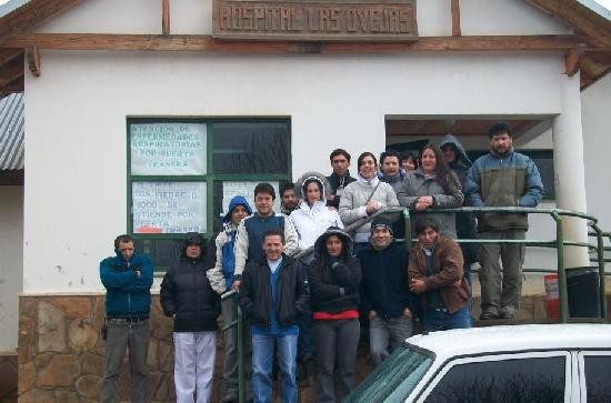 El martes los trabajadores del nosocomio de Las Ovejas tuvieron que evacuar a todos los internados. 