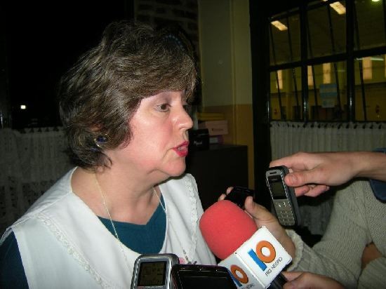 Rosa Lamela, directora de la escuela. 