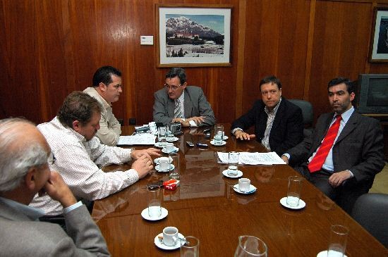 El intendente viaj exclusivamente para el acto con Mendioroz y el oficialismo. 