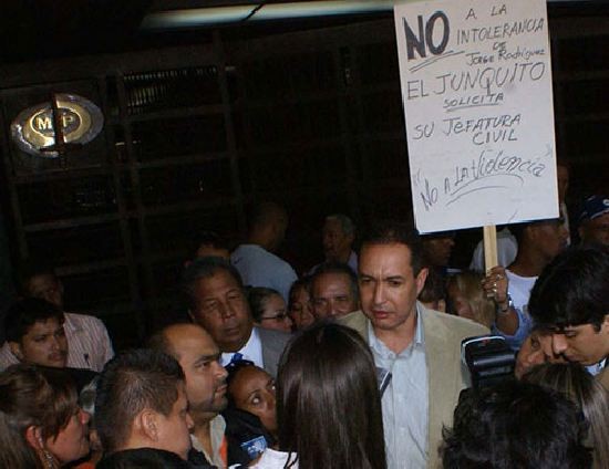 La detencin de Richard Blanco gener repudio en Caracas. 