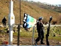 En el paraje, una comunidad mapuche pretende la propiedad de 2.500 hectreas. 