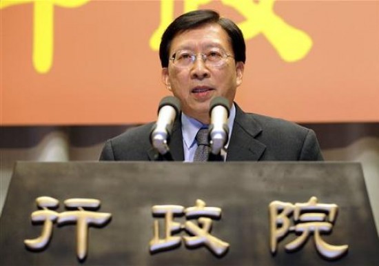 Liu Chao- shiun, presentó sorpresivamente hoy su renuncia al presidente Ma Ying-jeou. (FOTO AP)