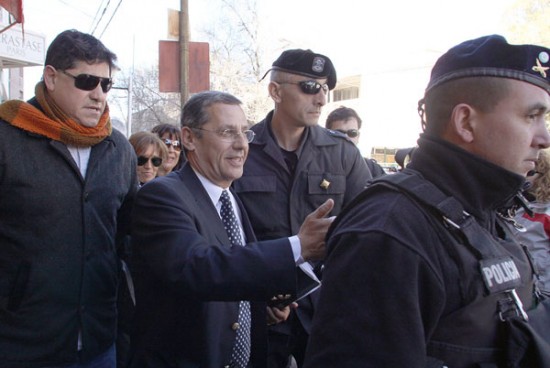 Quiroga se retira de la Cmara Criminal 2 (Foto: Leonardo Petricio).