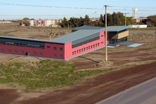 La imagen digital muestra cmo ser, una vez finalizada, la sede central de la UNRN en Viedma. 