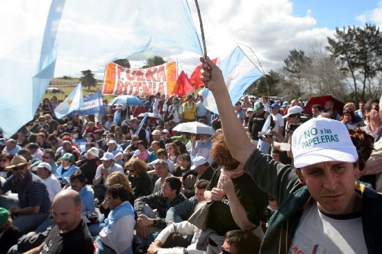 Asamblestas se mostraron optimistas por el juicio en La Haya. 