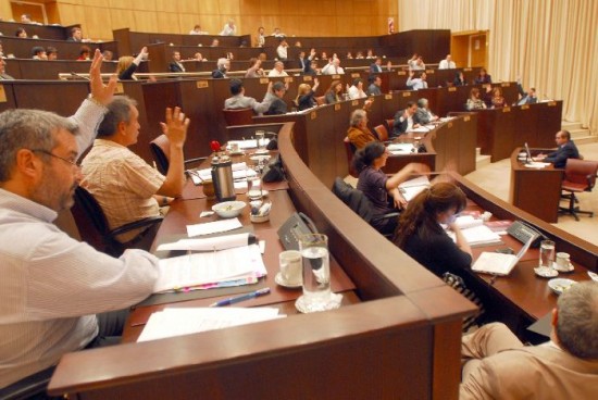 La Legislatura sancion recin esta semana la ley de presupuesto 2009. 