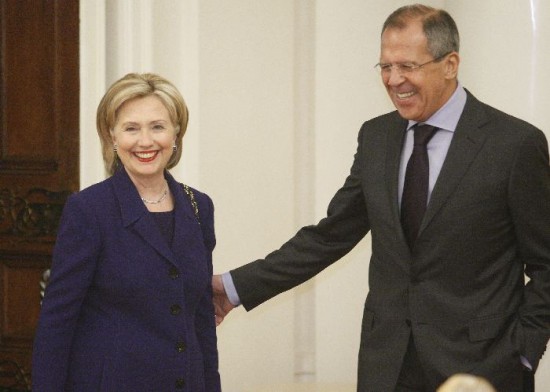 La secretaria de Estado norteamericana estuvo ayer en Mosc con su homlogo Serguei Lavrov. 