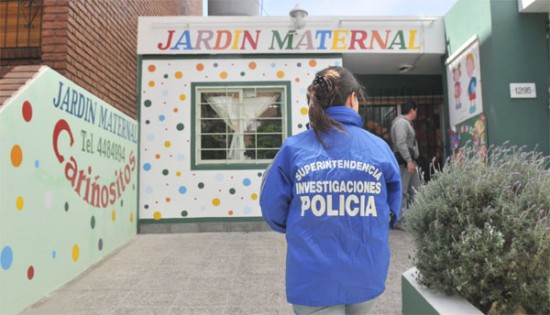 El jardn clausurado est ubicado en la calle Buenos Aires casi Leloir. (Foto: Gabriel Oyarzo/AN).
