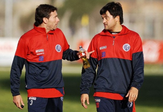Kily Gonzlez y Gastn Aguirre, dos que sern titulares en San Lorenzo. 