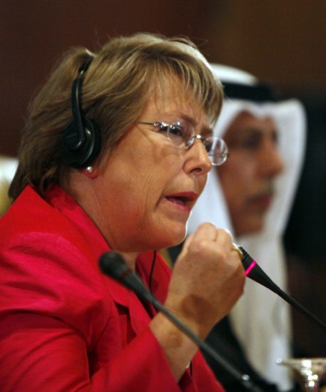 Bachelet le pidi prudencia al gobierno de Alan Garca: 