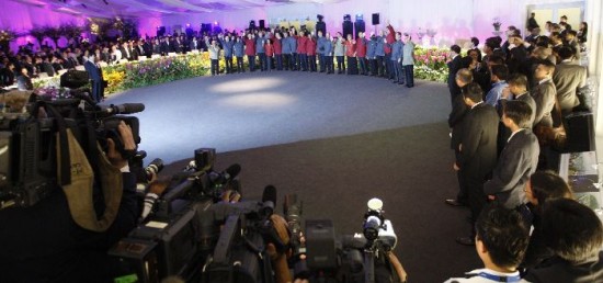 La foto final de la reunin del Foro Asia-Pacfico 