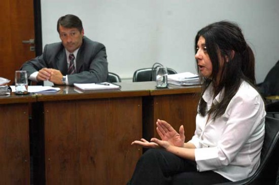 Sandra Bombardieri declara ante el Tribunal (Foto: Marcelo Ochoa/AV).-