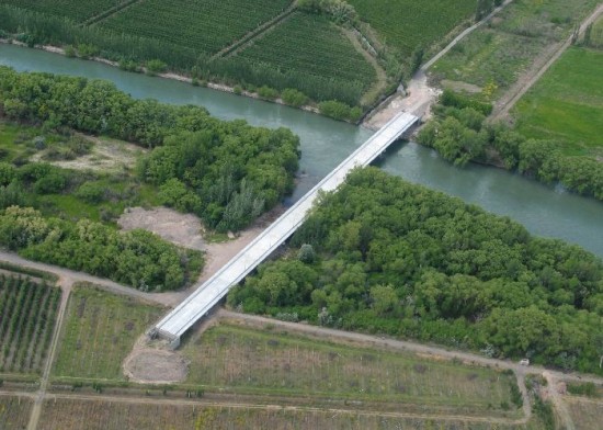 Las obras del tercer puente estn paralizadas a la espera de los fondos que tienen que llegar de la Nacin. 