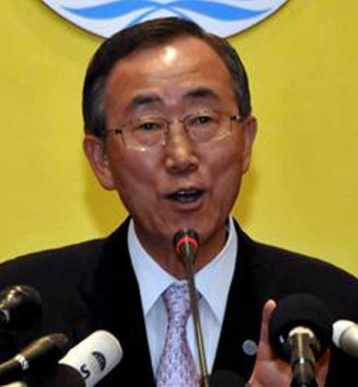 Ban Ki-monn viaj para el cierre de la cumbre. 