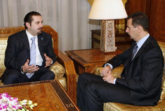 El premier libans Hariri visit el pas al cual acusaba de asesinar a su padre. 