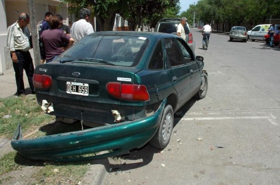 Milagrosamente, nadie sali herido del mltiple accidente. 