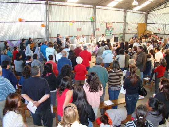 La celebracin litrgica tuvo este ao un fuerte contenido poltico-social, aunque Maletti afirm que la eleccin del lugar no era una 