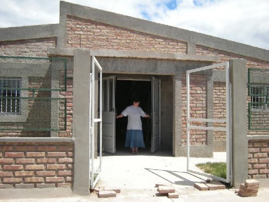 Las obras de la sala sanitaria estn a punto de terminarse. 