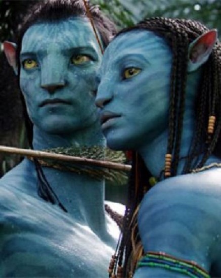 Los habitantes de Pandora, unos gigantes azules. 