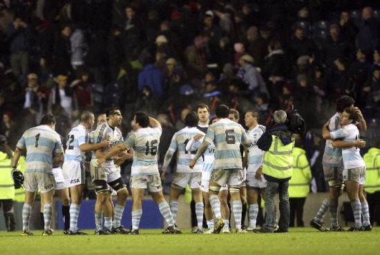 La seleccin argentina cerr la gira britnica con un triunfo sobre Escocia. 