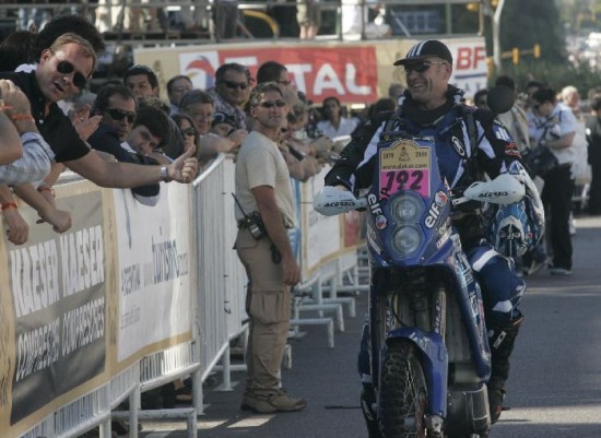 Terry, el motociclista que muri el ao pasado en La Pampa. 