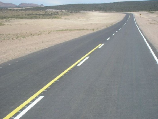 Parte de la Ruta Provincial 5 fue asfaltada y sealizada para seguridad de los visitantes. 
