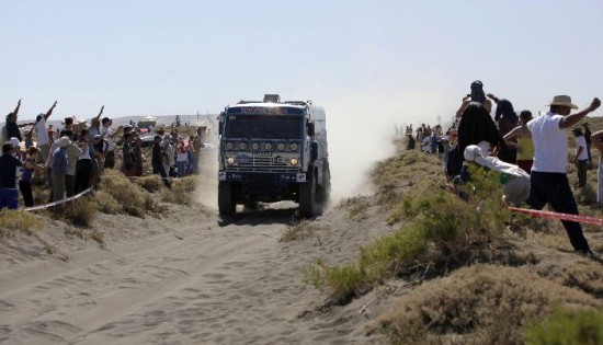 Los camiones, gran atraccin en La Pampa. 