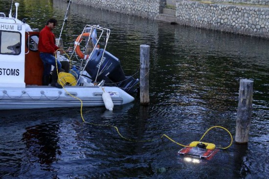 El robot que realiz la bsqueda en el lago Traful 