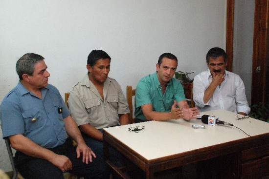 Martnez, Gonzlez, Larreguy y Cufr destacaron la tarea del rea Judicial de la Polica. 