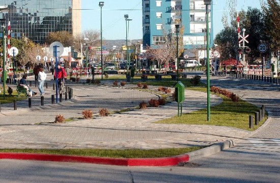 En la huida dos de los jvenes cruzaron el Parque Central, pero igual fueron atrapados. 