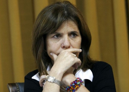 Bullrich sum crticas al jefe de Gabinete. 