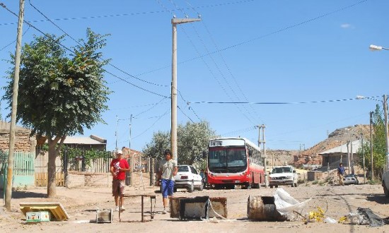 El interno de Indalo estuvo varias horas retenido. 