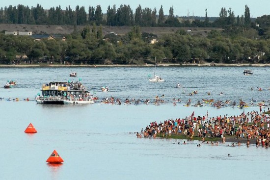 Gran expectativa gener la prueba de aguas abiertas. 